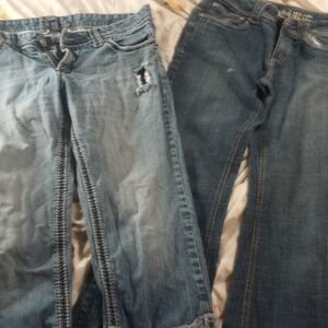 Size 30 jeans and capris